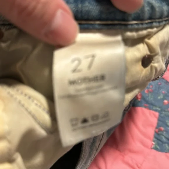 Mother jeans The Rascal Ankle Chew in truth or dare was size 27 - Picture 8 of 8